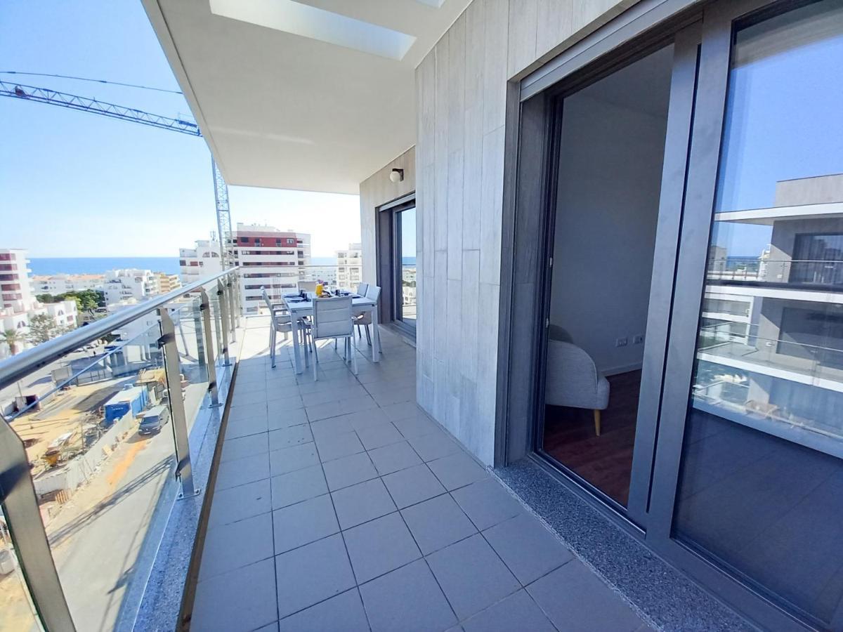 T3 Alto Forte -Vista Mar,Ar Condicionado,Garagem Quarteira Extérieur photo